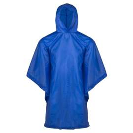 Diamondback PNC-01-L Poncho, One-Size, PVC, Blue, Hooded Collar