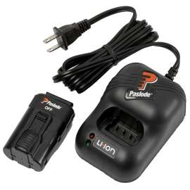 Paslode 902667C Battery Charger, Lithium-Ion Battery, Orange