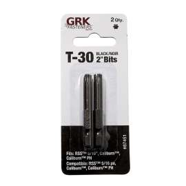 GRK Fasteners 87451 Drive Bit, T30 Drive, Star Drive, 2 in L