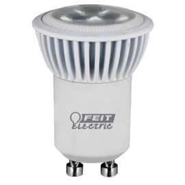 Feit Electric BPMR11GU10300930C LED Bulb, Track/Recessed, MR11 Lamp, GU10 Lamp Base, Dimmable, 3000 K Color Temp