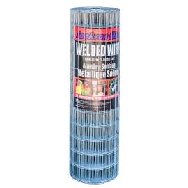 Jackson Wire 10041814 Welded Wire, 25 ft L, 24 in H, 1 x 2 in Mesh, 14 ga Gauge, Galvanized