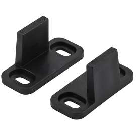 National Hardware N187-092 Double Guide, Aluminum, Bronze, Floor Mounting