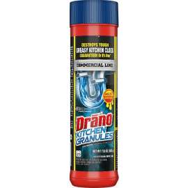 Drano 00125 Kitchen Clog Remover, 17.6 oz, Granules, White
