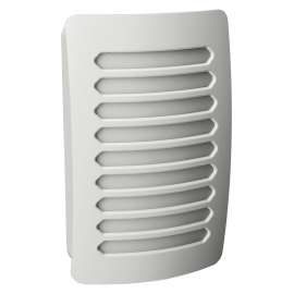 AmerTac Louver Decoplug NL-DPLV-W Night Light, 120 V, 0.9 W, LED Lamp, Warm White Light, 2 Lumens, 3000 K Color Temp