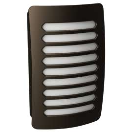 AmerTac Louver Decoplug NL-DPLV-DB Night Light, 120 V, 0.9 W, LED Lamp, Warm White Light, 2 Lumens, 3000 K Color Temp