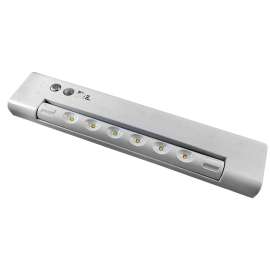 AmerTac LPL641MW Rotating Light, 1.5 V, 1.71 W, AA Battery, 1-Lamp, LED Lamp, 150 Lumens, 3000 K Color Temp, White