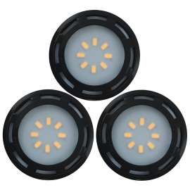 AmerTac KBLD-L3B-N1 Puck Light Kit, 11.2 W, LED Lamp, 710 Lumens, 3000 K Color Temp
