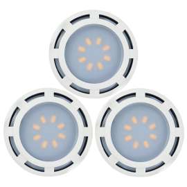 AmerTac KBLD-L3W-N1 Puck Light Kit, 11.2 W, LED Lamp, 710 Lumens, 3000 K Color Temp