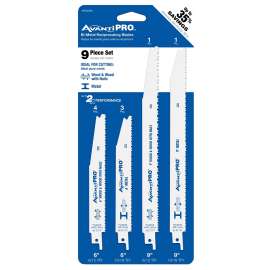 Avanti Pro PS009S Reciprocating Saw Blade Set, 9-Piece, Bi-Metal