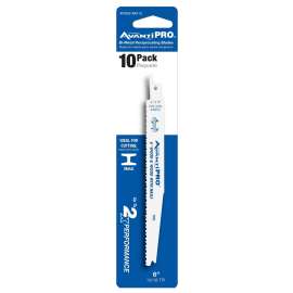 Avanti Pro PS0618AF10 Reciprocating Saw Blade, 2 in W, 6 in L, 10/18 TPI