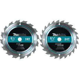 Makita T-01426 Circular Saw Blade Set, 2-Piece, Carbide