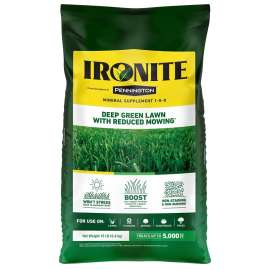 Ironite 100524194 Lawn Fertilizer, 15 lb Bag