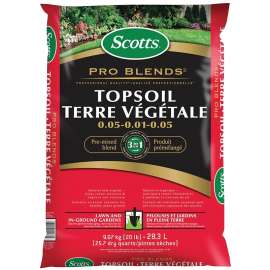 Scotts Pro Blends 71128750 Top Soil, 28.3 L Bag