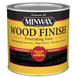 FINISH WOOD TRUE BLACK 1/2PT