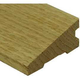 SHUR-TRIM FW3880NAT06 Reducer Floor Edge, 6 ft L, 2-1/2 in W, Oak Wood, Natural