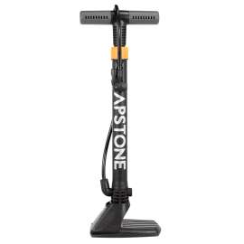 KENT 67316 Floor Pump, 120 psi Max Pressure, Presta, Schrader Valve, Black