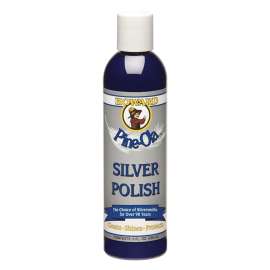 HOWARD Pine-Ola SP0008 Silver Polish, 8 oz Bottle, Liquid, Mild Pine, Gray