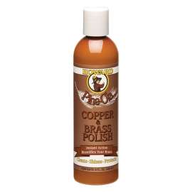 HOWARD Pine-Ola CB0008 Metal Polish, 8 oz Bottle, Liquid, Mild Pine, Gray