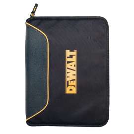 DeWALT DG5142 Portfolio with Flex Light, 8-1/2 x 11 in Sheet, Polyester, Black