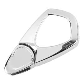 HY-KO KC197 Badge Retriever, Clip-On, Metal, Silver