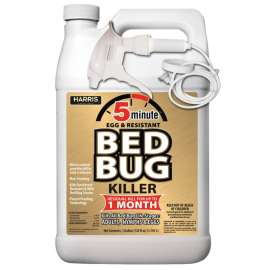 HARRIS GOLDBB-128 Bed Bug Killer, Liquid, Spray Application, 1 gal
