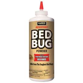 HARRIS GOLDBB-P4 Bed Bug Killer, Powder, Brush Application, 4 oz