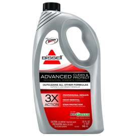 BISSELL 49G5 Carpet Cleaner, 32 oz Bottle, Liquid, Characteristic, Pale Yellow