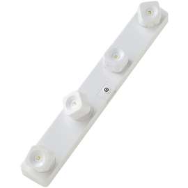 LIGHT IT 30037-308 FastTrack Light, AA Battery, Alkaline Battery, 4-Lamp, LED Lamp, 55 Lumens, 4000 K Color Temp, White