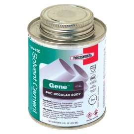 RECTORSEAL 55902 Solvent Cement, 0.5 pt Can, Liquid, Clear