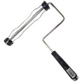 Chidaca 09585 Paint Roller Cage, 9-1/2 in L Roller, Plastic Handle, Black Handle