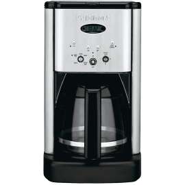 Cuisinart DCC-1200C Coffee Maker, 12 Cups Capacity, 1025 W, Stainless Steel, Automatic Control