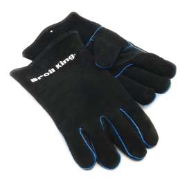 Broil King 60528 Grill Gloves, Leather, Black