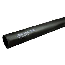 IPEX 009143 Pipe, 4 in, 12 ft L, SCH 40 Schedule, ABS