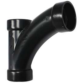 IPEX 027666 Sanitary Pipe Tee, 2 in, Hub, ABS