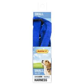 RUFFIN'IT 41472 Adjustable Harness, 5/8 in x 14 to 20 in, Fastening Method: Buckle, Nylon Harness, Assorted