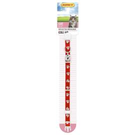 RUFFIN'IT 39249 Adjustable Breakaway Cat Collar, 3/8 in W Collar, 8 to 12 in L Collar, Fastening Method: Buckle