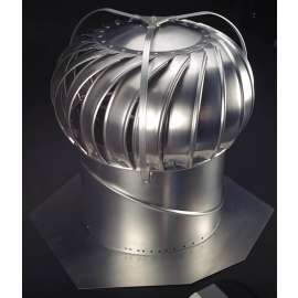 LOMANCO Whirlybird BEB12 Turbine Ventilator, 12 in Dia Throat, Aluminum