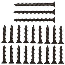 National Hardware SPB512S Series N109-191 Hinge Screw, #9 Thread, Flat Head, Phillips Drive, Steel, Oil-Rubbed Bronze