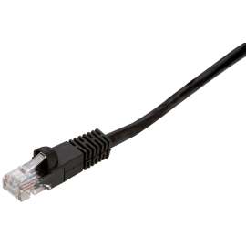 AmerTac PN10256EB Network Cable, Cat6 Category Rating, RJ45, Black Sheath
