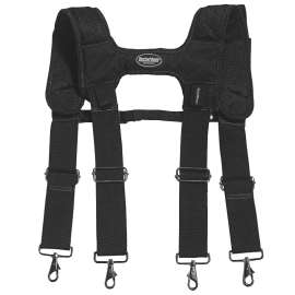 Bucket Boss LoadBear Series 57400 Suspender, Fabric, Black