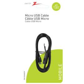 Zenith PM1006MCW USB Cable, White Sheath