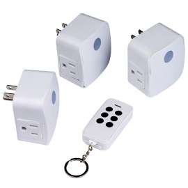 AmerTac RFK1636LC Remote Fob, 15 A, 120 V, 1875 W, White