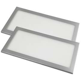 AmerTac Designer Series TAVO-L09S-N2 Under Cabinet Panel Light, 4.86 W, LED Lamp, 250 Lumens, 3000 K Color Temp