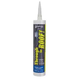 Through The Roof! 14025 Sealant, Clear, 10.5 oz Cartridge