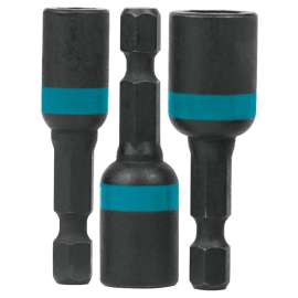 Makita ImpactX Series A-97265 Nut Driver Set, 3-Piece, Steel
