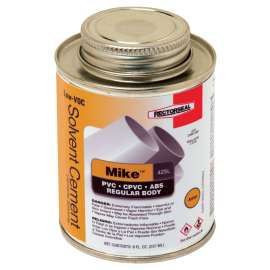 RECTORSEAL 55970 Solvent Cement, 0.5 pt Can, Liquid, Amber