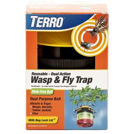 TERRO T512 Wasp and Fly Trap, Liquid, Vinegar