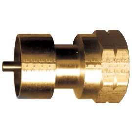 Fairview BB-2097 Reserve Cylinder Adapter, Female Cylinder x Female POL, Brass