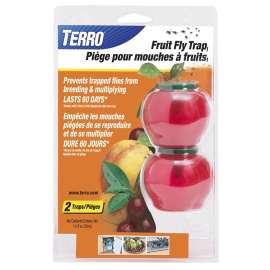 Terro T2502CAN Fruit Fly Trap, Liquid, Vinegar, 1 fl-oz