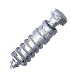 COBRA ANCHORS Lag Shield 255M Masonry Anchor, 445 lb, Zinc